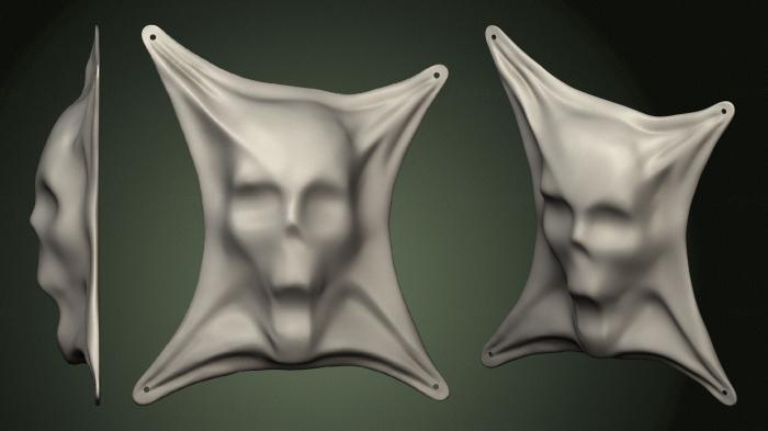 Mask (MS_0554) 3D model for CNC machine